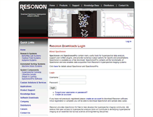 Tablet Screenshot of downloads.resonon.com